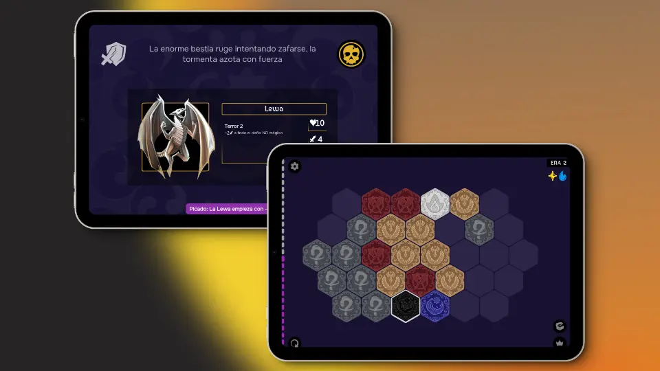 Captura de pantalla del proyecto Hexblem - Juego de Mesa